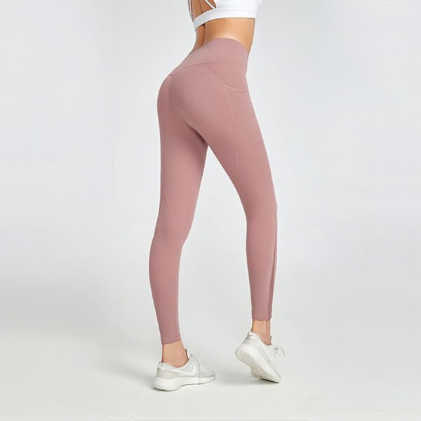 GYJK2120-11 4 Colors Yoga High Waist Pants Yoga Leggings