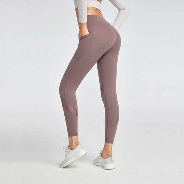 GYJK2120-12 4 Colors Yoga High Waist Pants Yoga Leggings